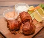Shrimp And Scallop Bacon Wrap